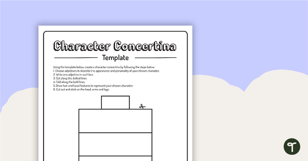 Go to Character Adjective Concertina Template – Blank teaching resource