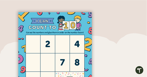 Go to Counting to 10 Activity teaching resource