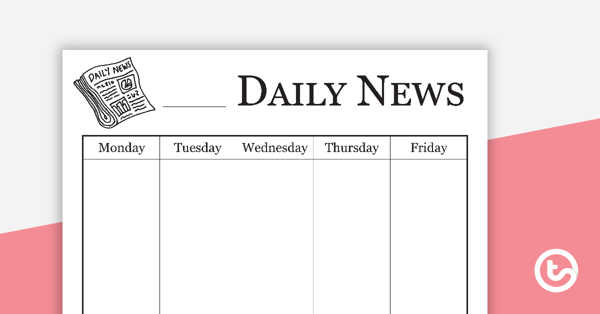 Daily News Chart - BW teaching-resource