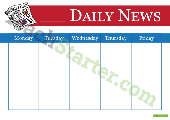 Daily News Chart teaching-resource