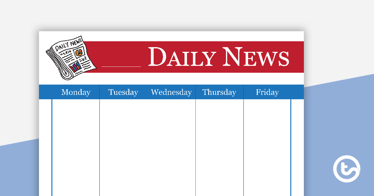 Daily News Chart teaching-resource