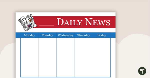 Go to Daily News Chart teaching resource