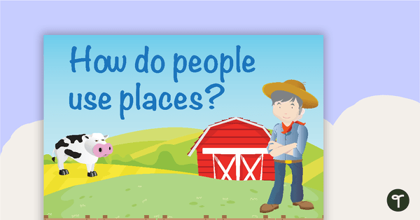 Go to How People Use Places - Geography Word Wall Vocabulary teaching resource