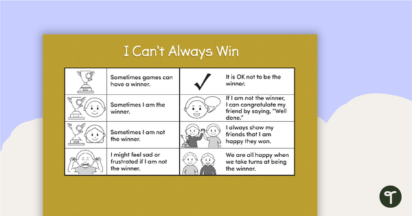 Go to I Can't Always Win Mini-Book teaching resource