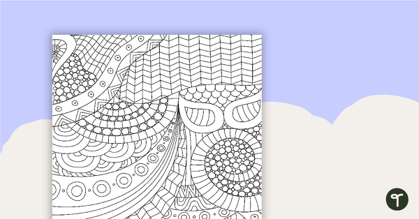 Go to Mindfulness Coloring Sheets - Portrait teaching resource