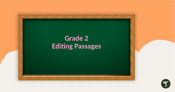 Go to 2nd Grade Revising and Editing Passages teaching resource