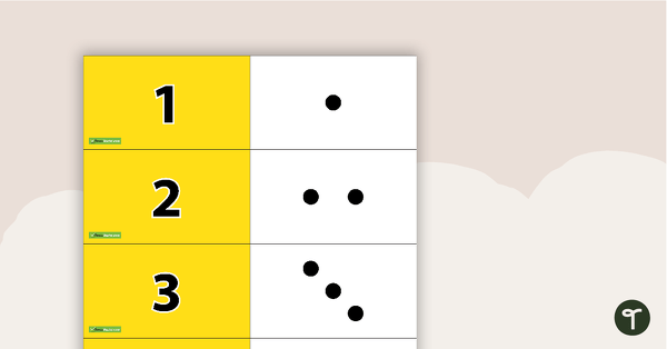 Go to Number and Dot Value Cards teaching resource