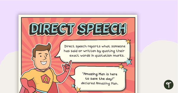 Go to Direct and Indirect Speech Posters teaching resource