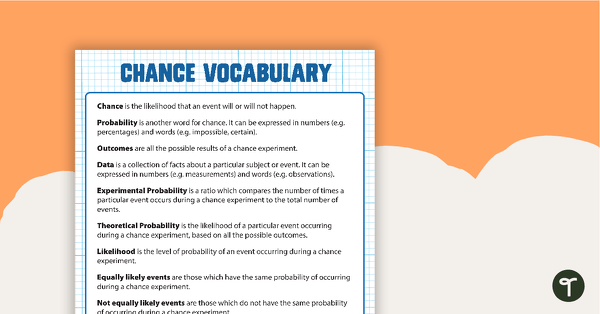 Go to Chance Vocabulary Definitions teaching resource