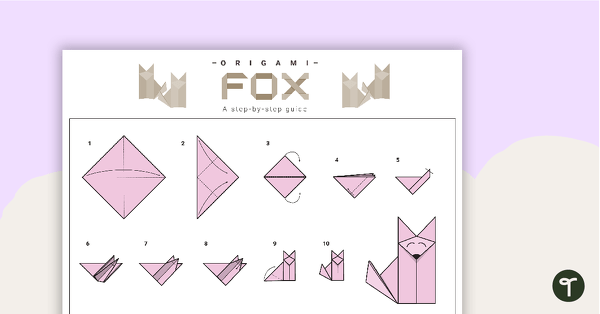 Go to How to Make an Origami Fox — Step-By-Step Instructions for Kids teaching resource