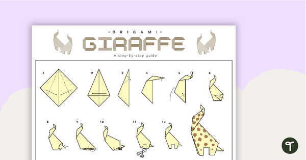 Go to Origami Giraffe Step-By-Step Instructions teaching resource