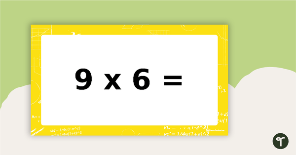 Go to Multiplication Facts PowerPoint - Nine Times Tables teaching resource