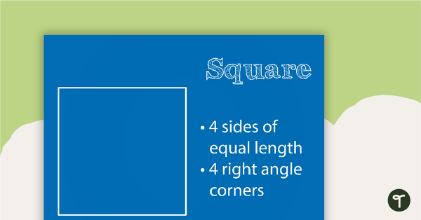 Go to Individual 2-D Shapes Blue Print – Posters teaching resource