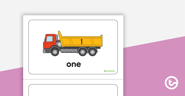 Go to 1–20 Dump Truck Number Cards teaching resource