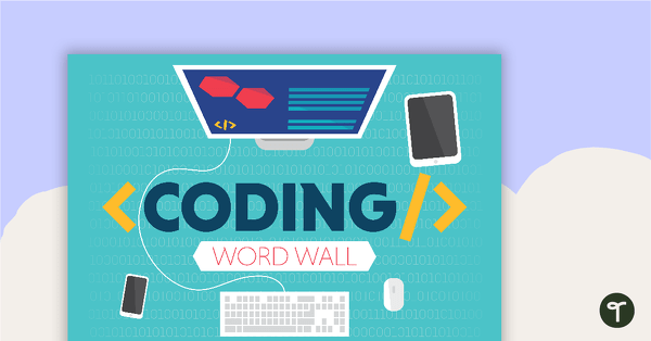 Go to Coding Word Wall Vocabulary teaching resource