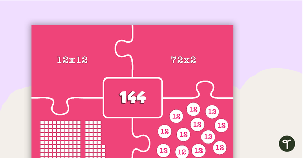 Go to Number Matching Puzzle - Multiplication teaching resource