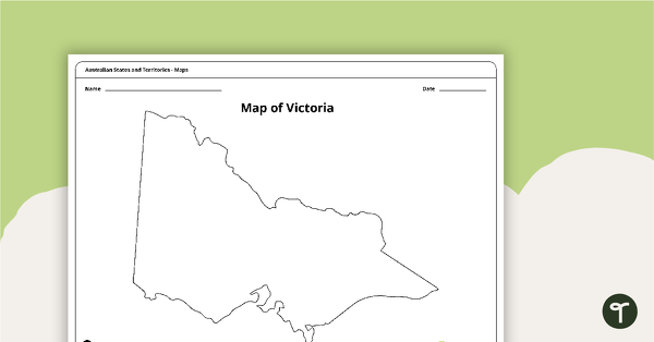 Go to Blank Map of Victoria - Template teaching resource