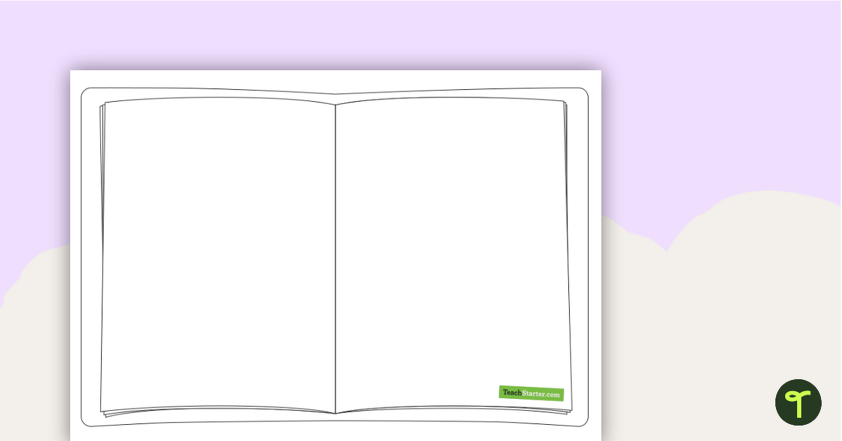 Book Page Border teaching-resource