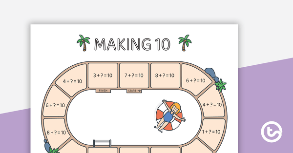 Go to Making 10 - Number Facts Board Game teaching resource