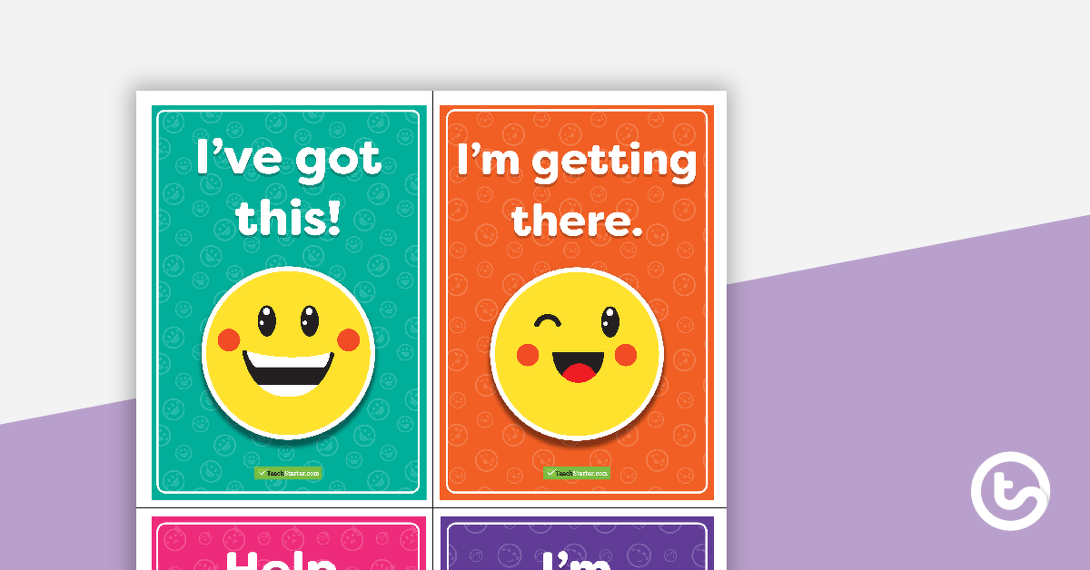 Emoji Themed Self-Assessment Desk Cards teaching-resource