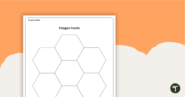 Go to Polygon Puzzle - Blank Template teaching resource