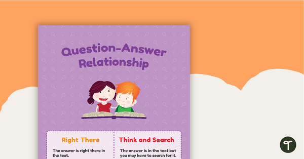 Go to Question-Answer Relationship (QAR) Posters teaching resource