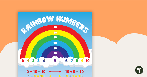 Go to Rainbow Numbers Poster teaching resource