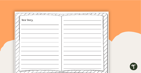 Go to Dear Diary Template teaching resource